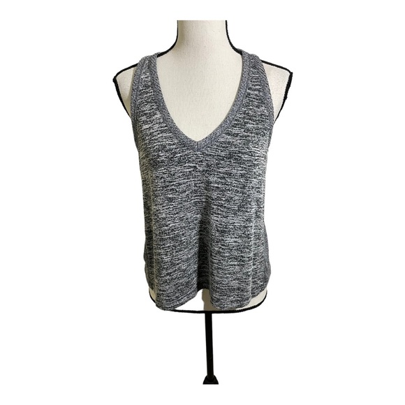 Rag & Bone womens grey marble V-neck sleeveless tank top. Size X-Small. - Picture 1 of 8